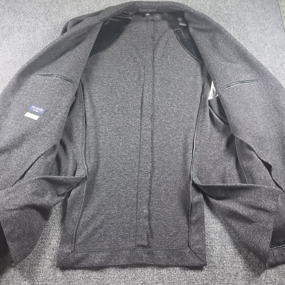 Jos A Bank Travel Jacket Men 48L Gray Blazer Wool Stretch Performance - Picture 2 of 8